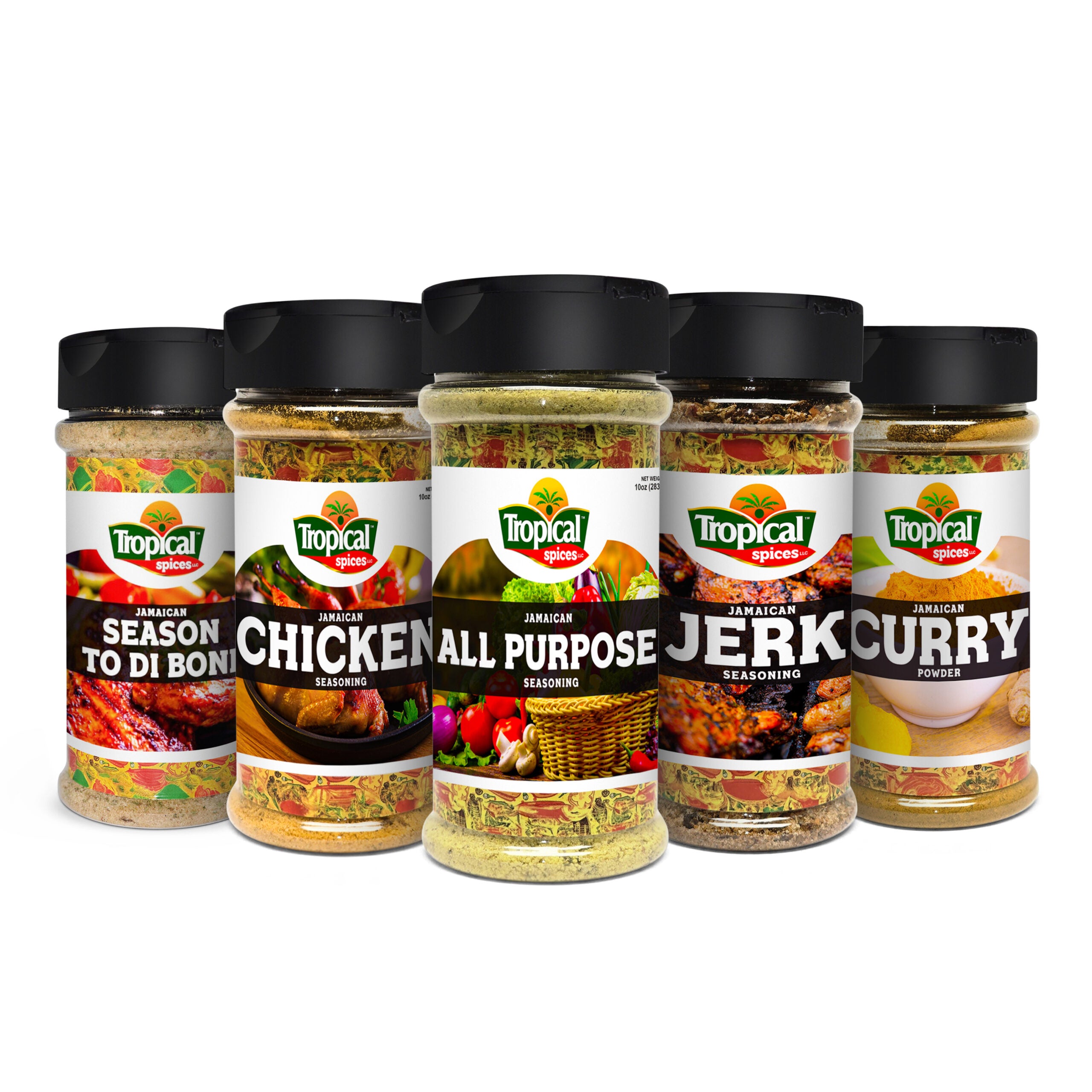Tropical Spices Bundle of 5 Seasonings